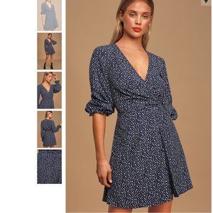Lulu's Twirl Me Around Wrap Dress